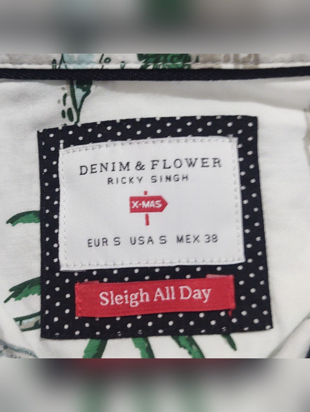 Denim & Flower Ricky Singh Button Up Shirt Sz S - Picture 4 of 13
